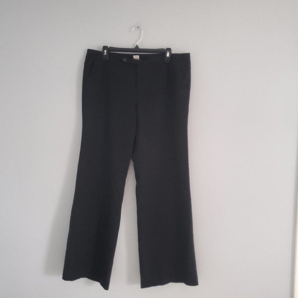 Old Navy Stretch Black Wide Leg Pants Size 12